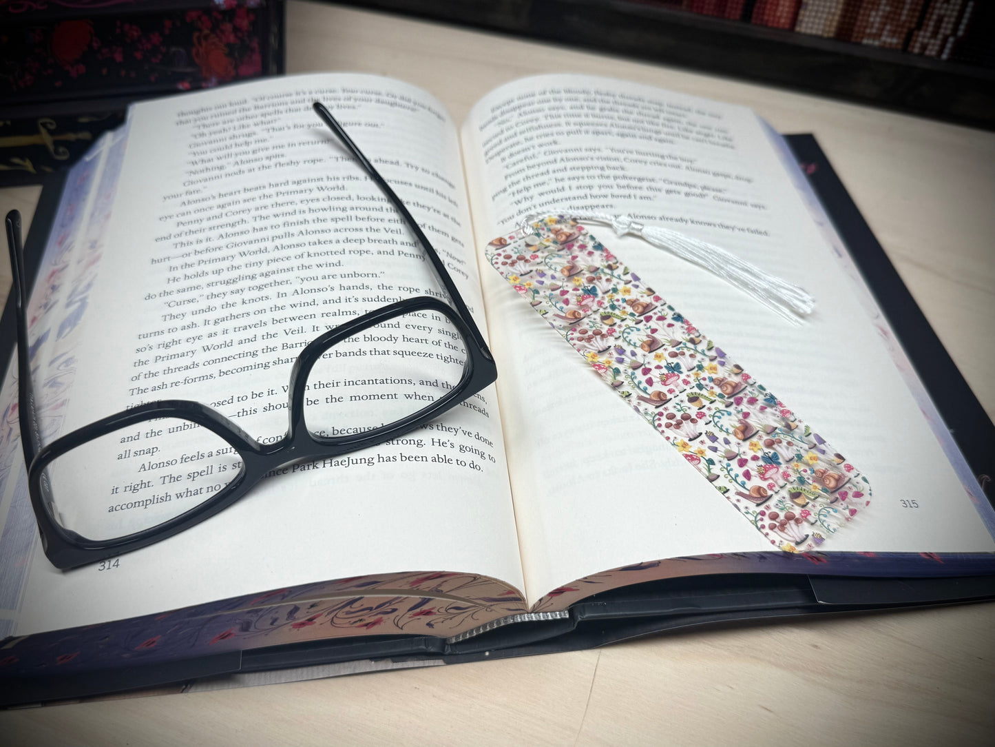 Bookmark - Mushrooms and Snails