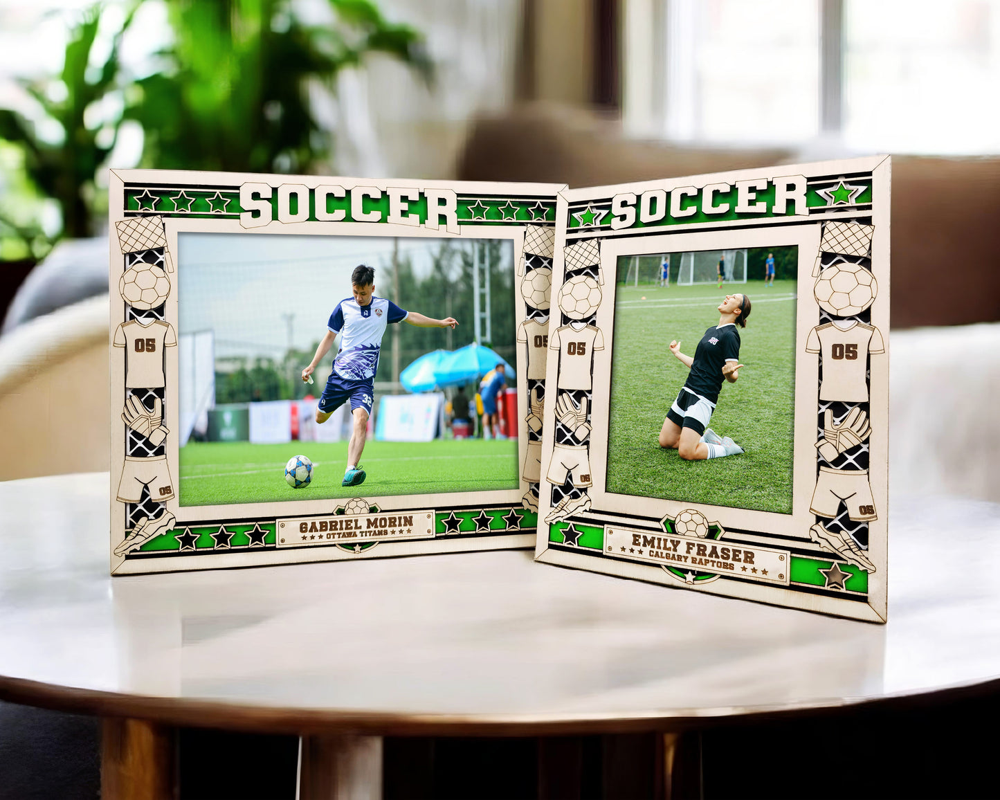 Personalized Soccer Frame
