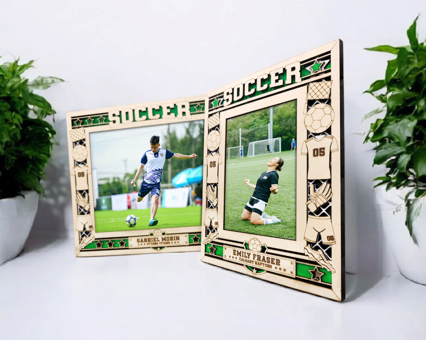 Personalized Soccer Frame