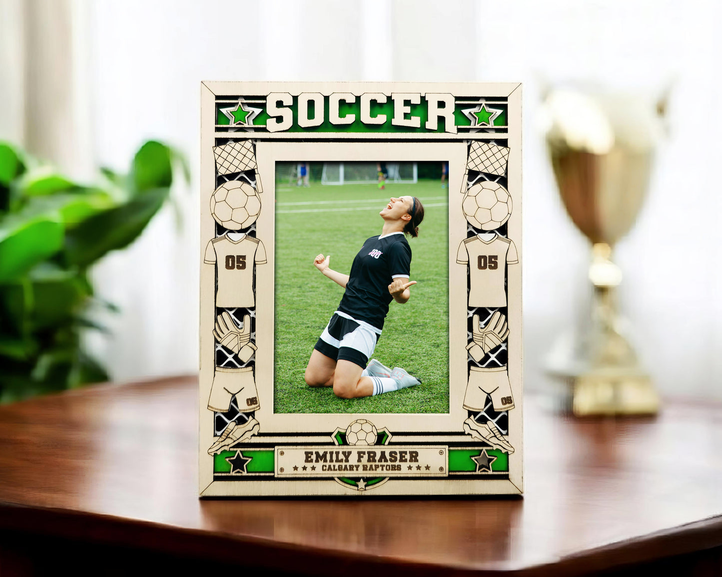 Personalized Soccer Frame