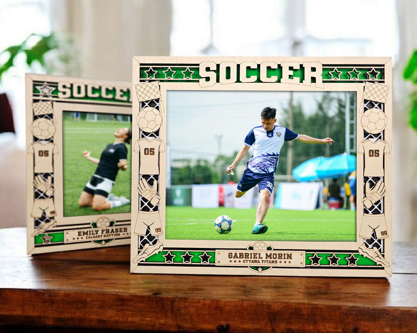 Personalized Soccer Frame