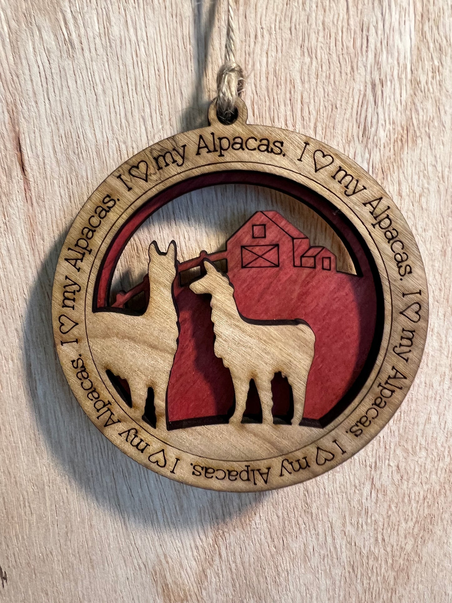 Ornament - Farm Alpacas