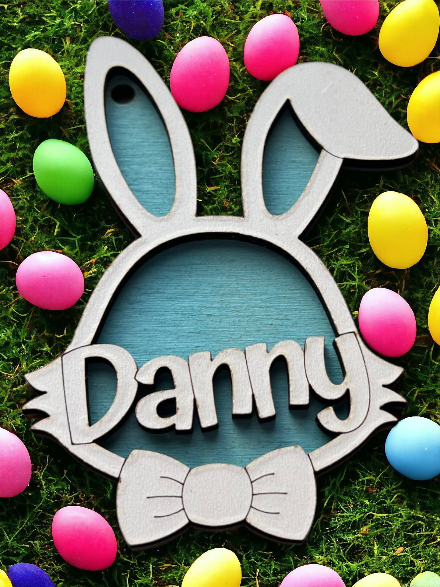 Personalized Bunny Easter Tag