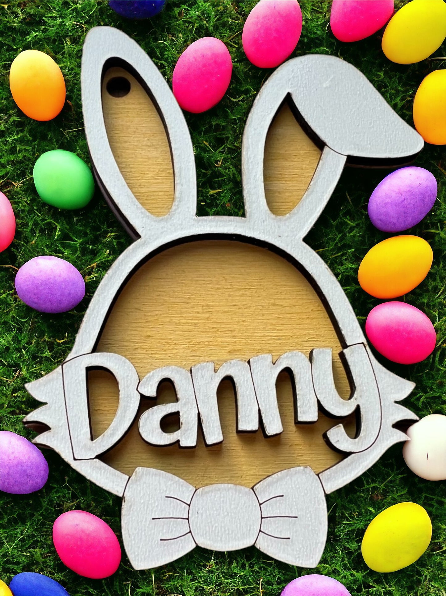 Personalized Bunny Easter Tag