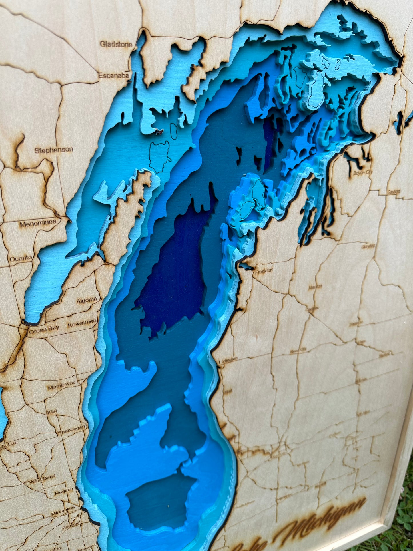 Lake Michigan Multi-Layer Map