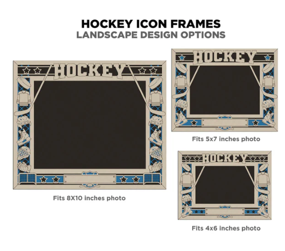 Personalized Hockey Frame