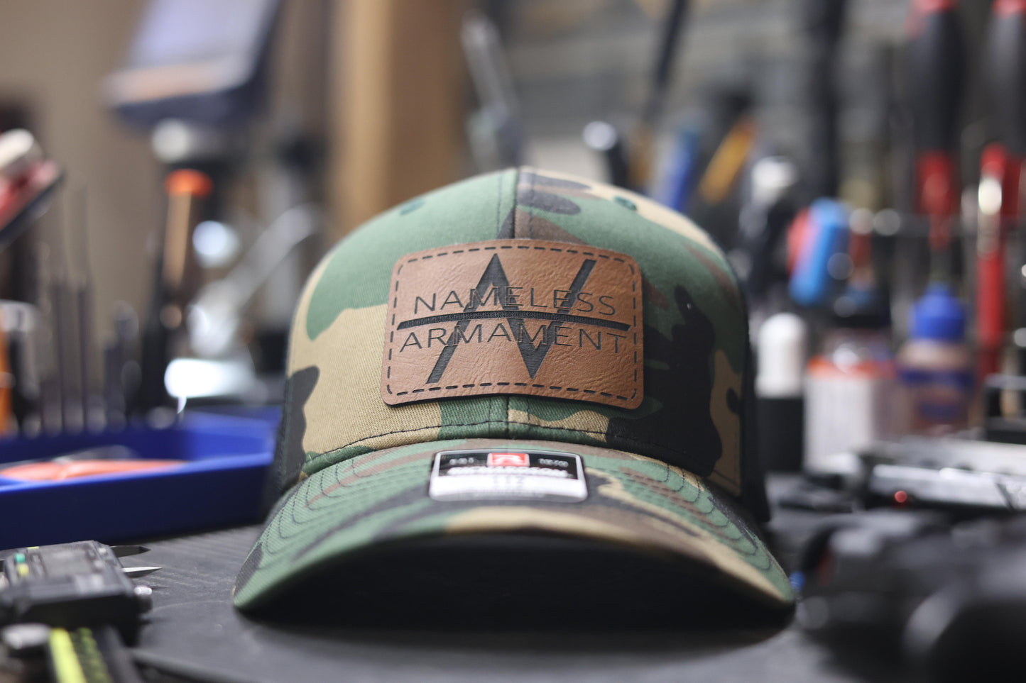 Nameless Arms - Richardson 112 Trucker Hat - M81 Woodland Camo