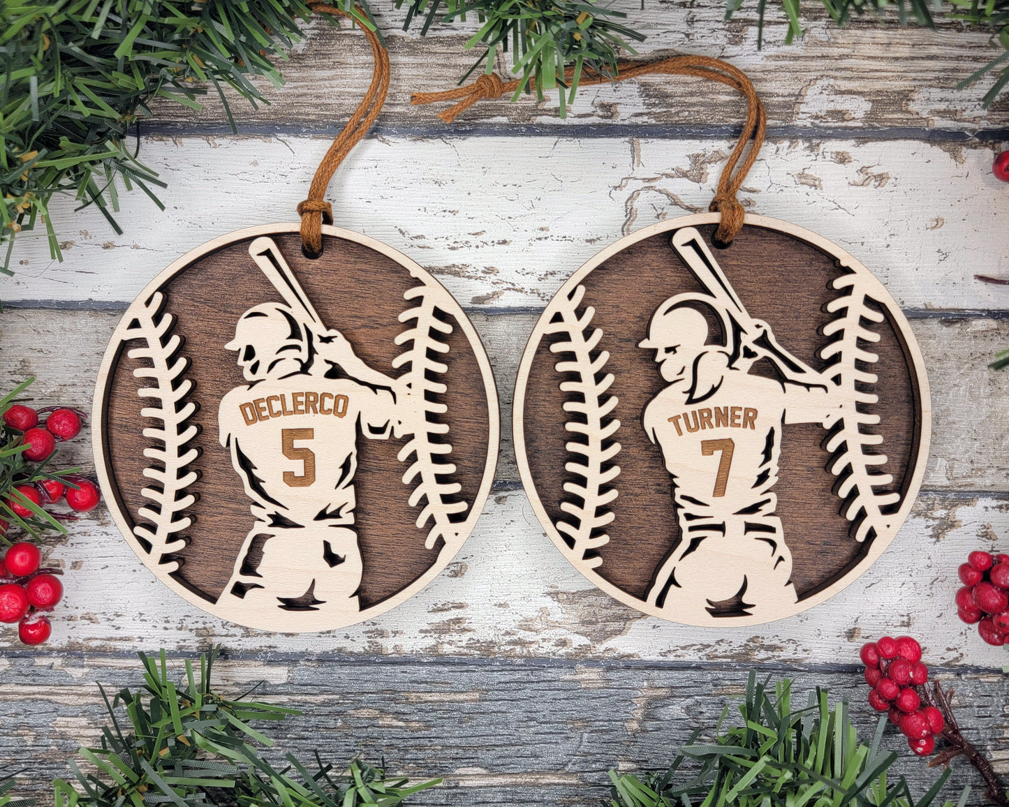 Personalized Baseball Ornament