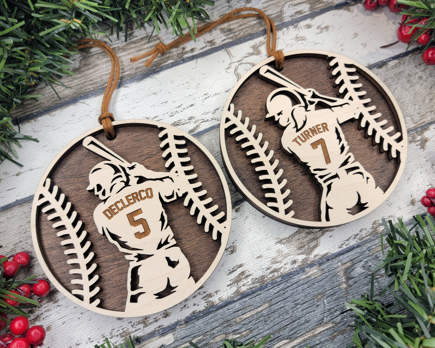 Personalized Baseball Ornament