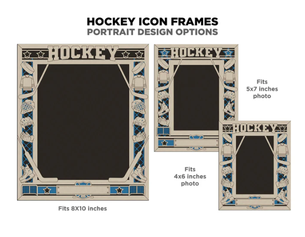 Personalized Hockey Frame
